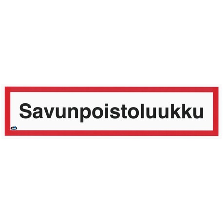 OPASTE SAVUNPOISTOLUUKKU 400X100 TARRA